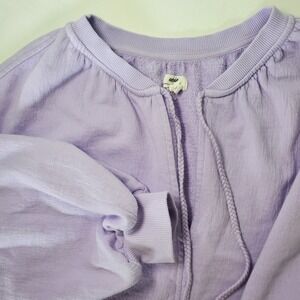 Aerie Womens XS Purple Pullover Top Long Sleeve Soft Cozy Pastel Balletcore luxe